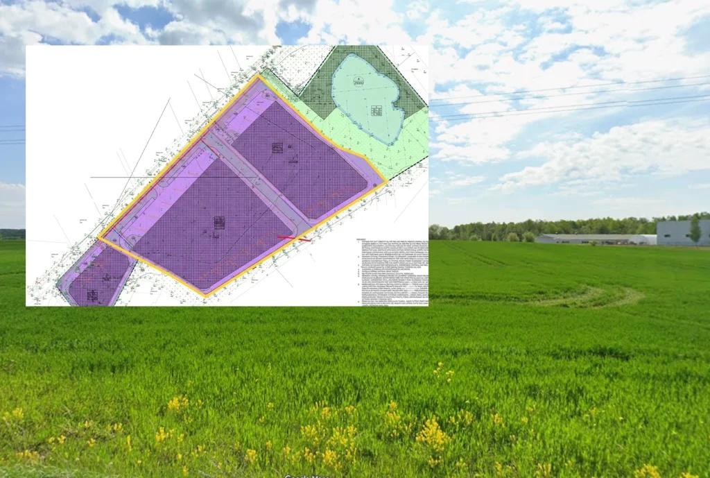 Parduodamas 5,32 ha pramonės–logistikos paskirties sklypas vos 1,2 km nuo Vilnius–Kaunas magistralės