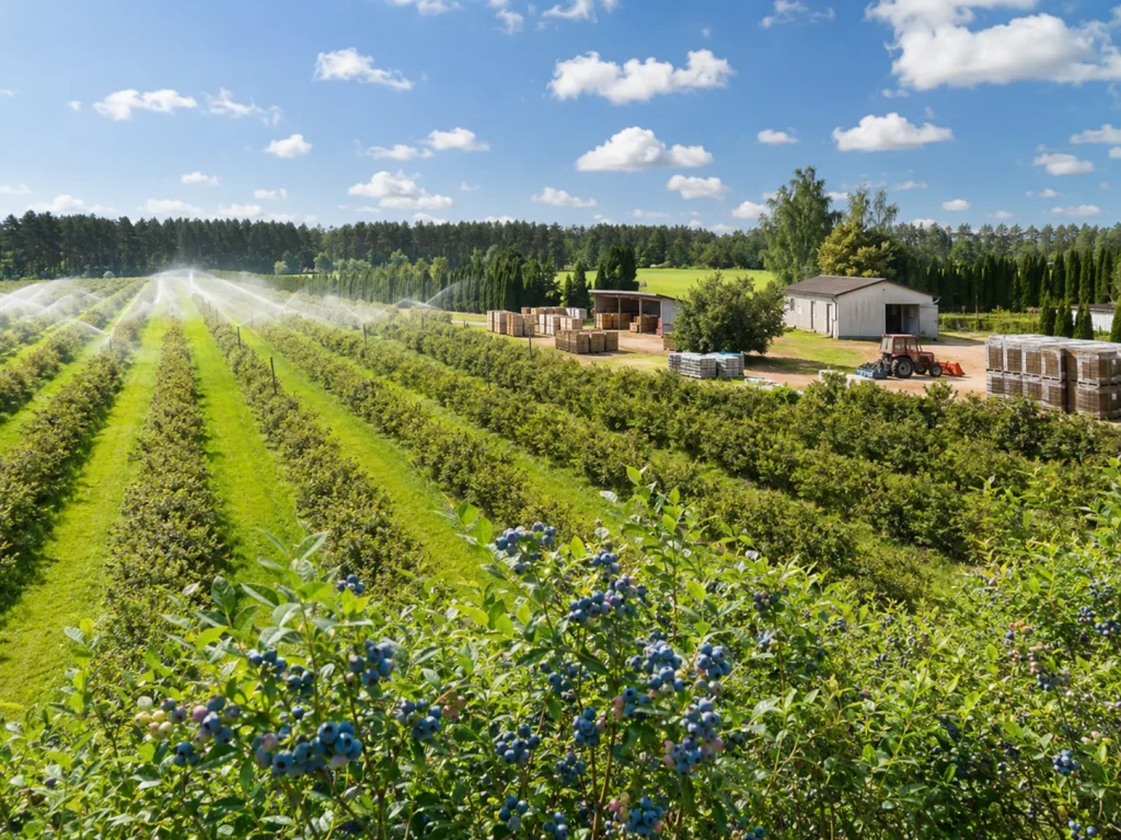 Parduodamas vienas didžiausių Lietuvoje šilauogių ūkių, Dargužių k., Varėnos raj. 16.877 ha ploto